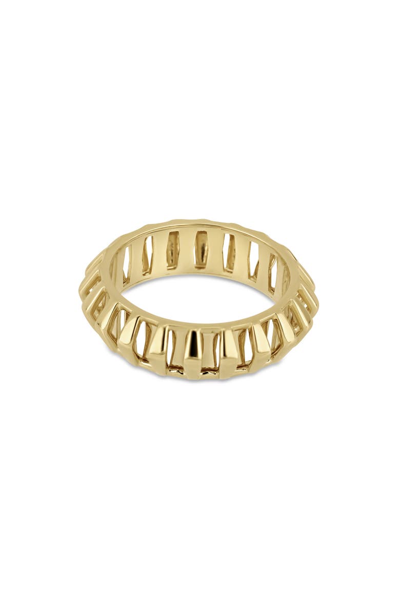 14K Gold Caged Wide Ring, Alternate, color, 14K YELLOW GOLD