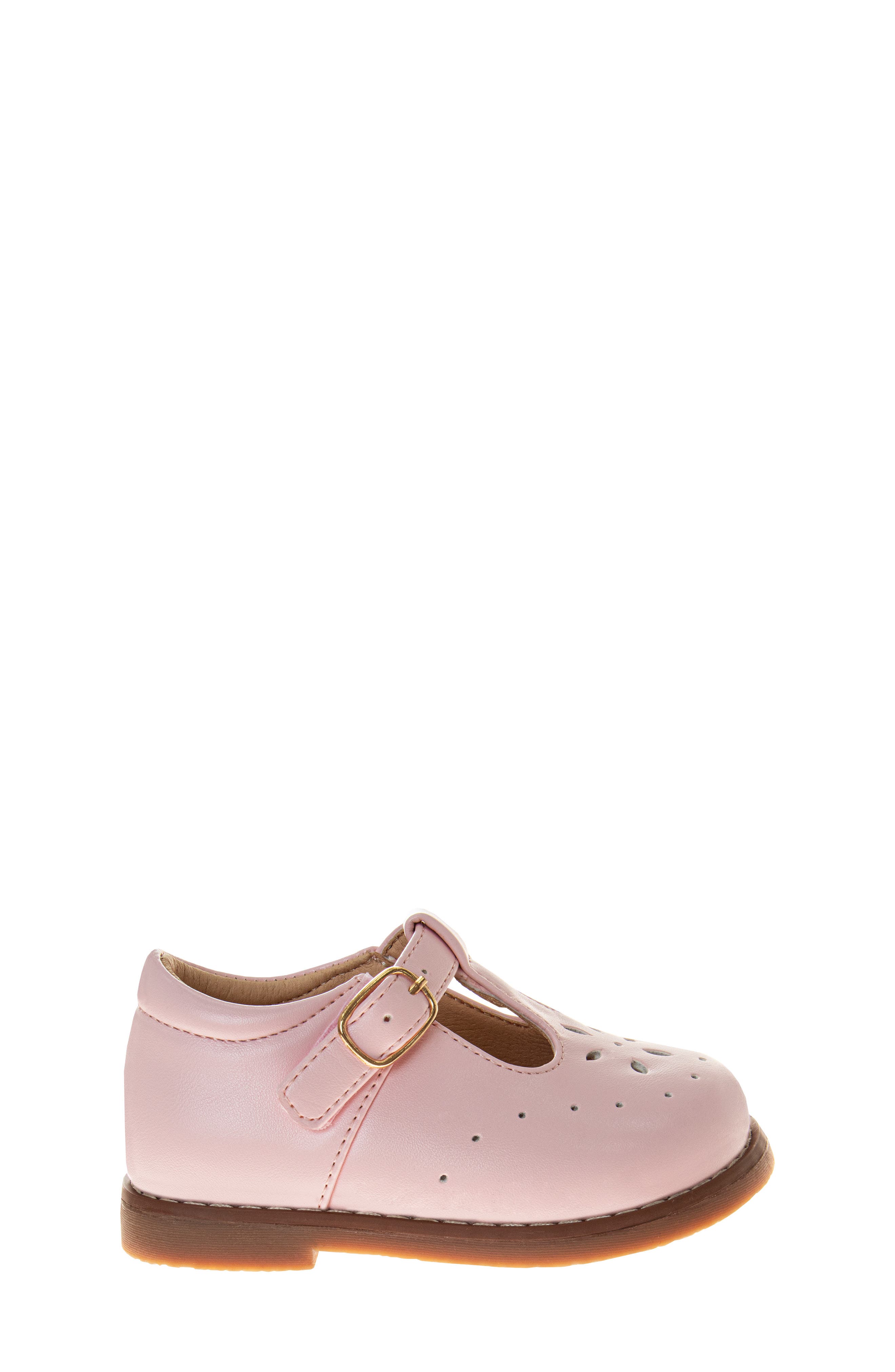 Kids' T-Strap Flat, Alternate, color, PINK