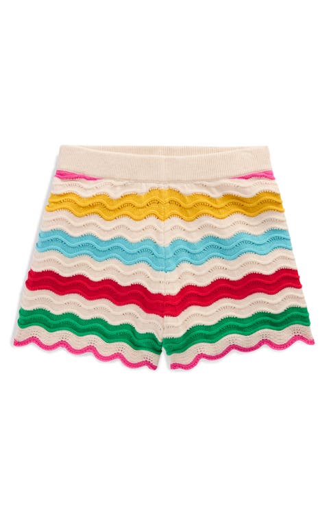 Kids' Scallop Knit Shorts (Toddler, Little Kid & Big Kid)