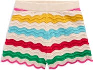 Mini Boden Kids' Scallop Knit Shorts