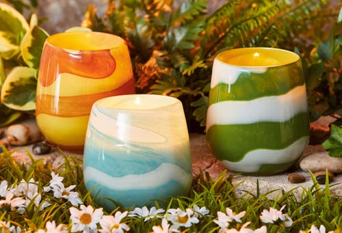 Tag Citronella Blood Orange Candle Jar 40hr Burn Time Yellow Scented Candle 4x3.5in In Yellow