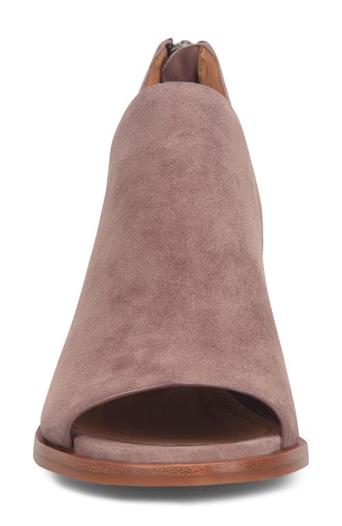 Söfft Carleigh Peep Toe Bootie In Lavender Grey