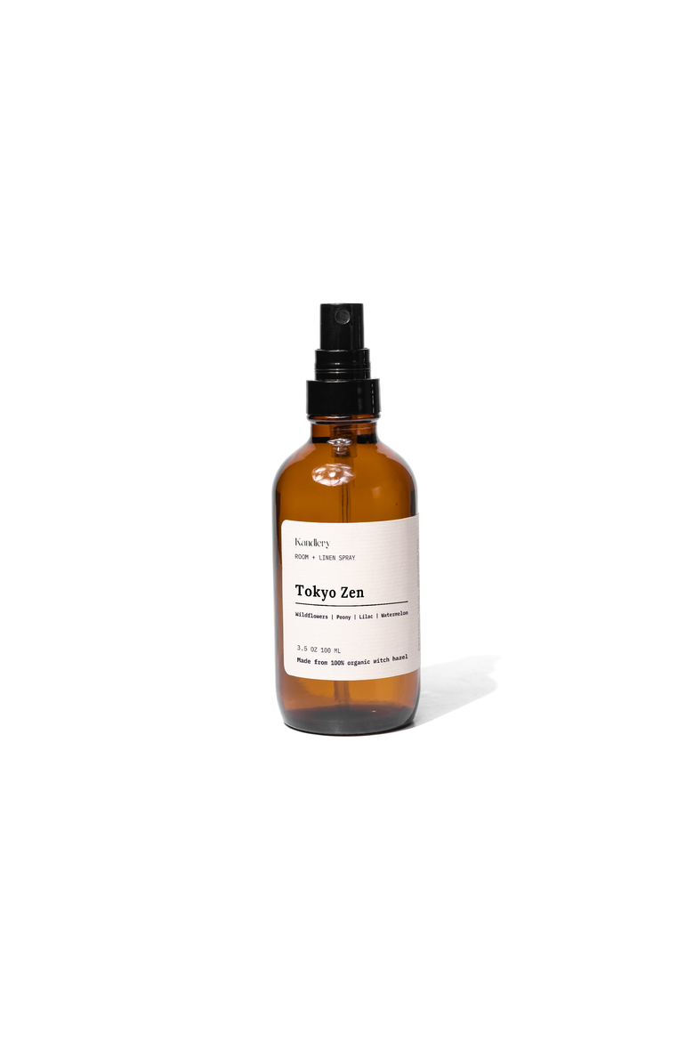 Tokyo Zen Japanese Rose Peony Natural Room Linen Spray, Main, color, No Color