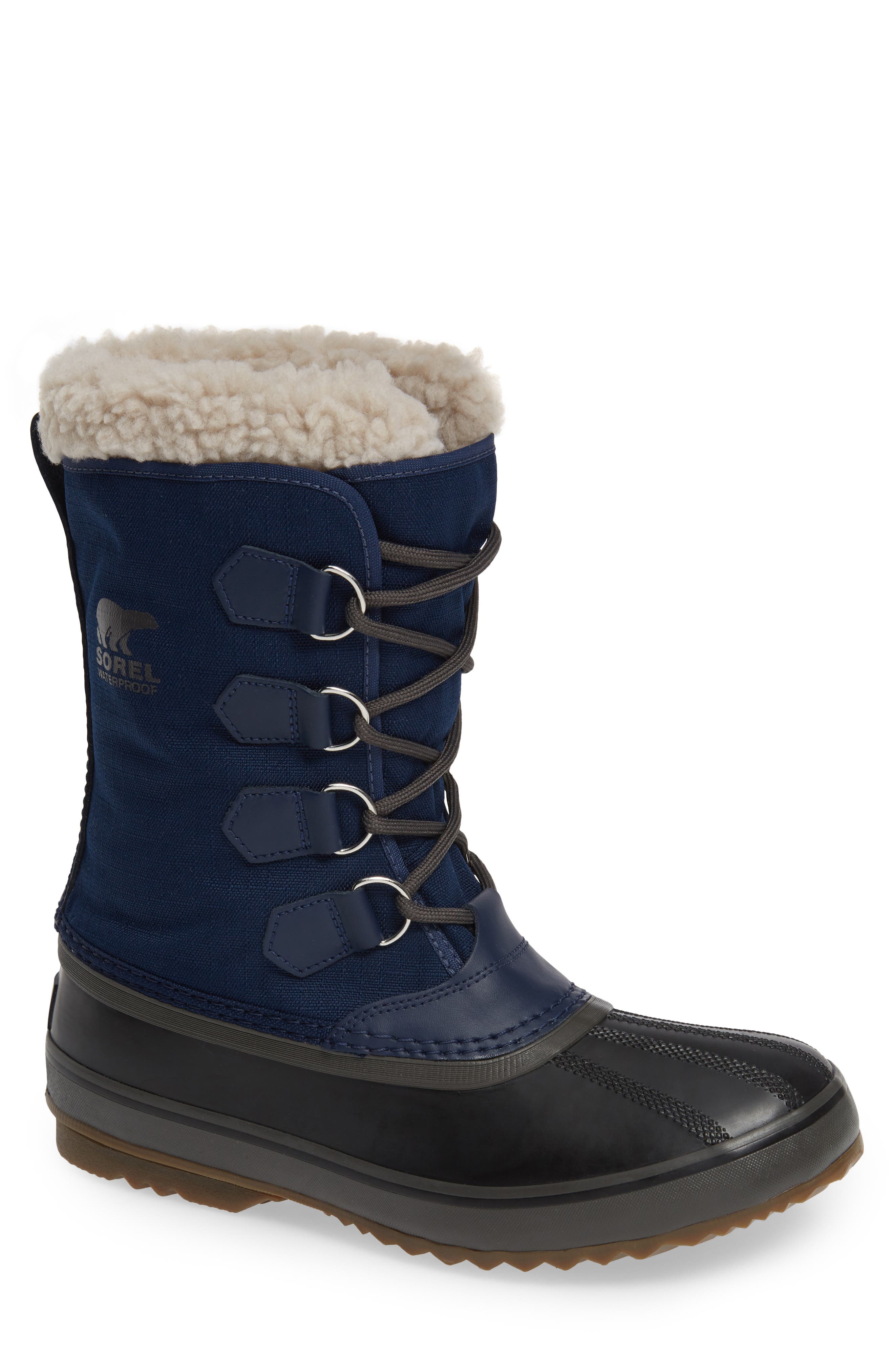 1964 PAC Snow Waterproof Boot, Main, color, COLLEGIATE NAVY/ NAVY