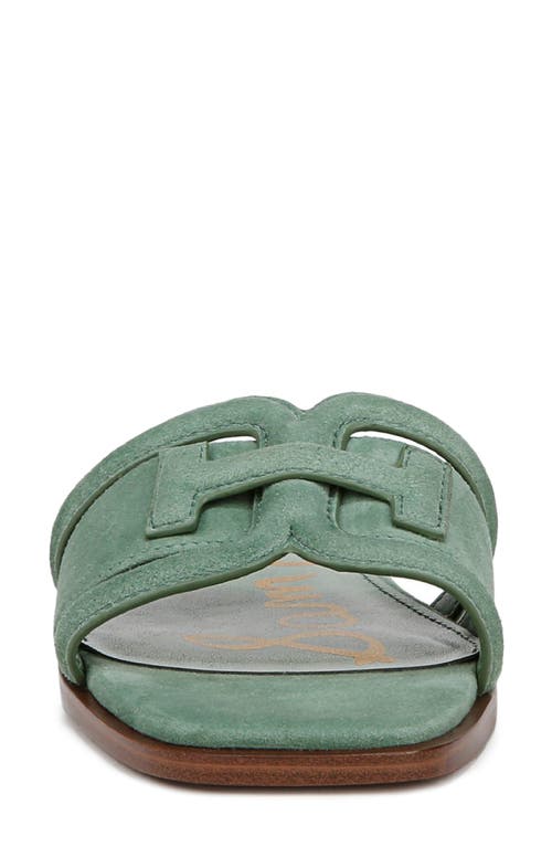 Sam Edelman Irina Slide Sandal In Green Garden