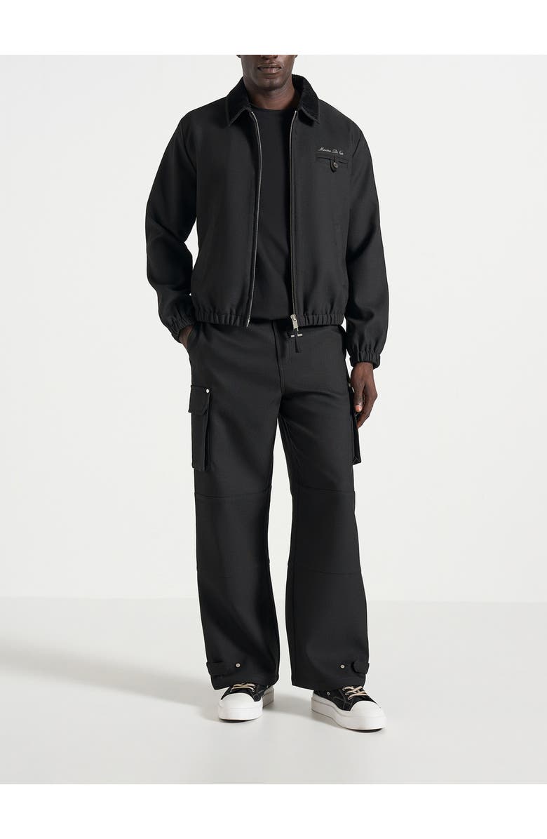 Manière De Voir Kilian Unisex Twill Signature Jacket, Alternate, color, Black