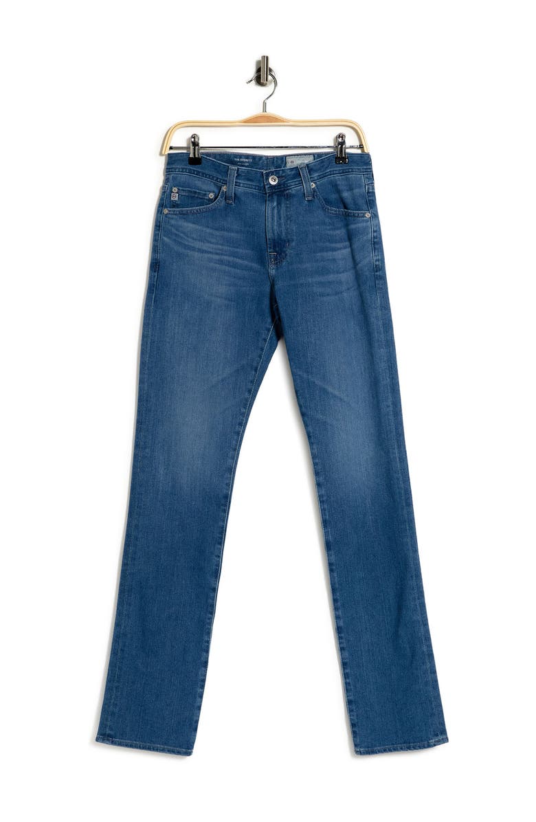 AG Everett Slim Straight Jeans, Alternate, color, Sea Wave