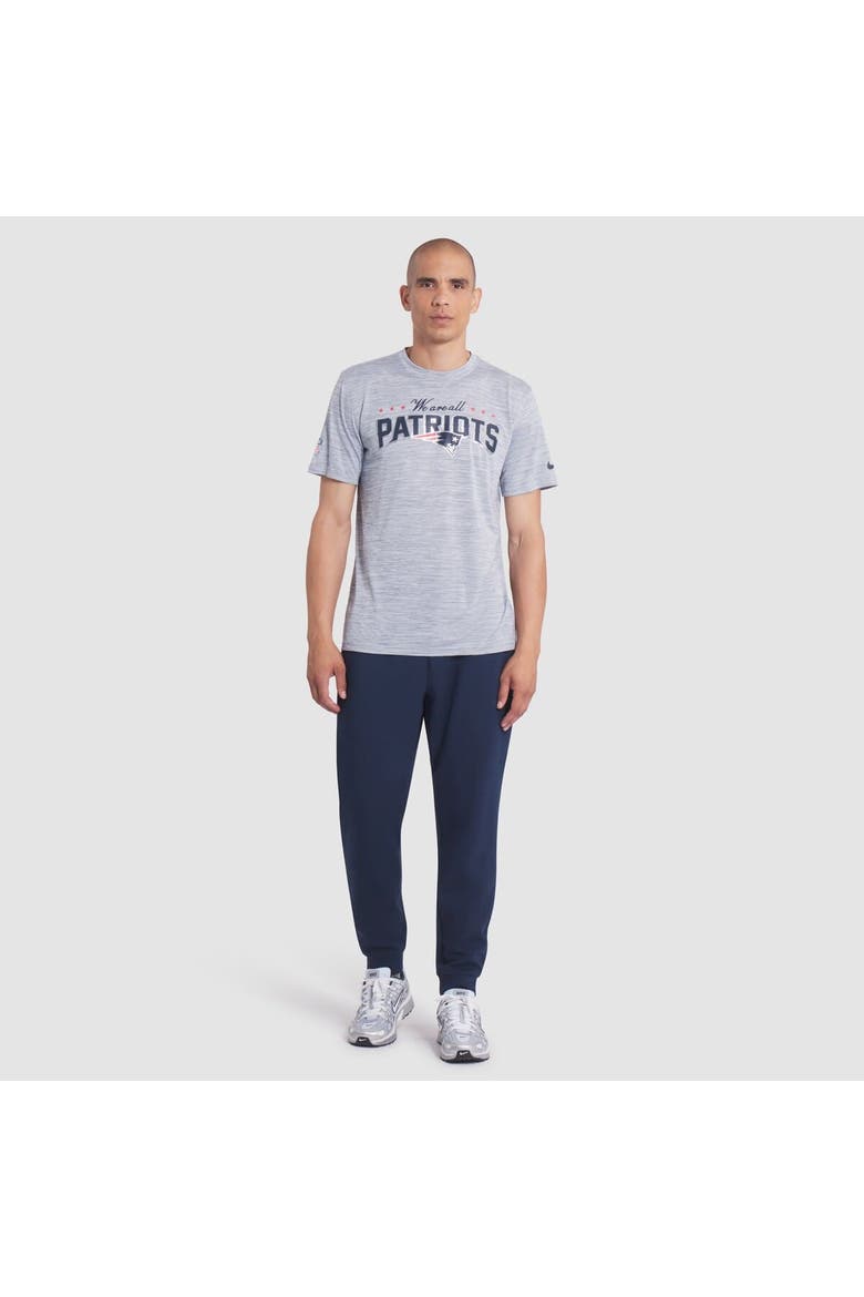 Men's Nike Silver New England Patriots 2025 Rivalries Collection Sideline Velocity Dri-FIT T-Shirt, Alternate, color, Silver