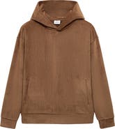 MANGO Corduroy Pullover Hoodie