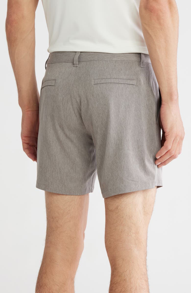Z by Zella Interbay 7-Inch Shorts, Alternate, color, Grey Light Heather