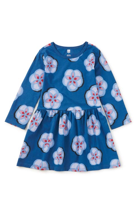 Long Sleeve Skirted Dress (Toddler, Little Kid & Big Kid)
