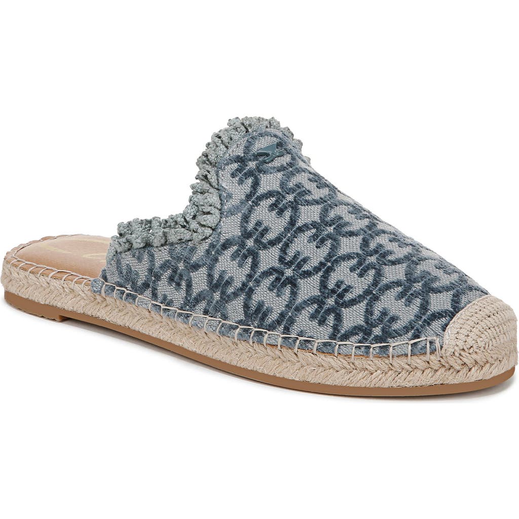 Circus Ny By Sam Edelman Mallory Ruffle Mule Slides In Tidal Teal