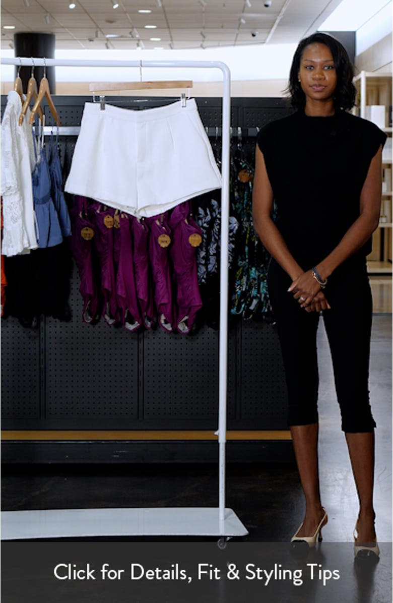 Textured Wide Leg Shorts, sales video thumbnail