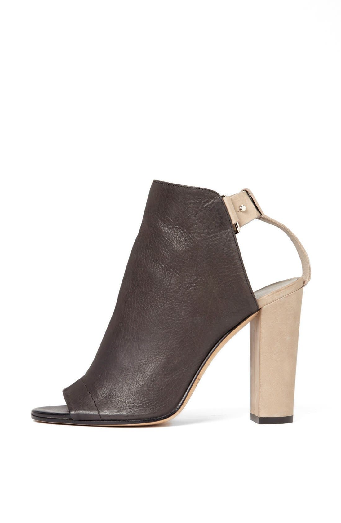 'Addison' Bootie, Alternate, color, BLACK/ WOODSMOKE