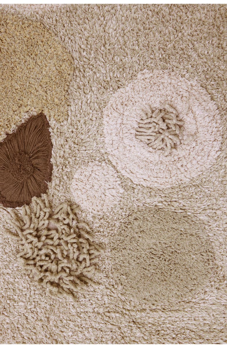 Lorena Canals Kids' Wasahable Path Play Rug, Alternate, color, Natural Olive Pearl Blue