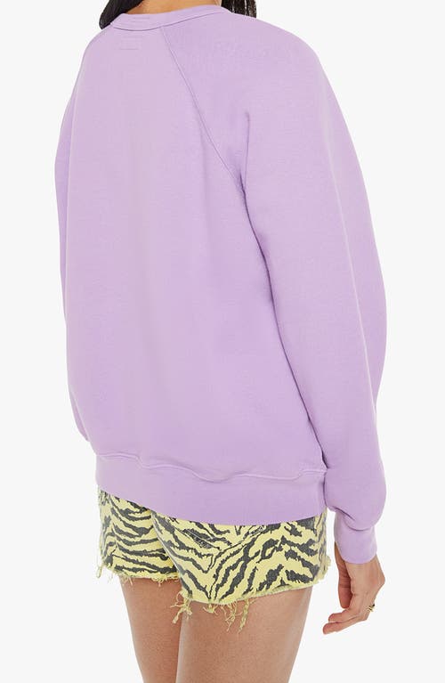 Shop Mother The Biggie Concert Patch Sweatshirt In Surf's