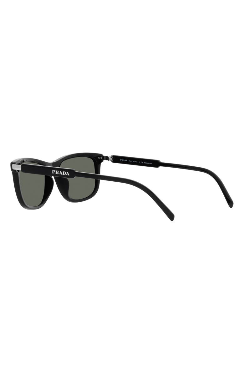 Prada Pillow 54mm Polarized Square Sunglasses, Alternate, color, 