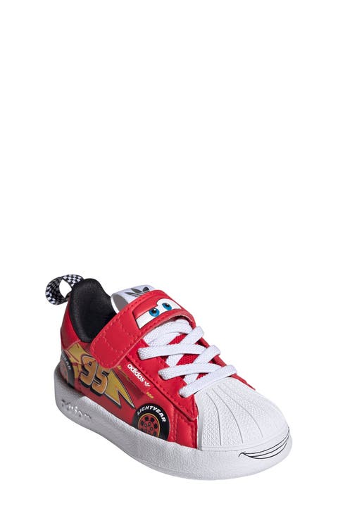 Kids' x Pixar Cars Adiform Superstar Sneaker (Walker, Toddler & Little Kid)