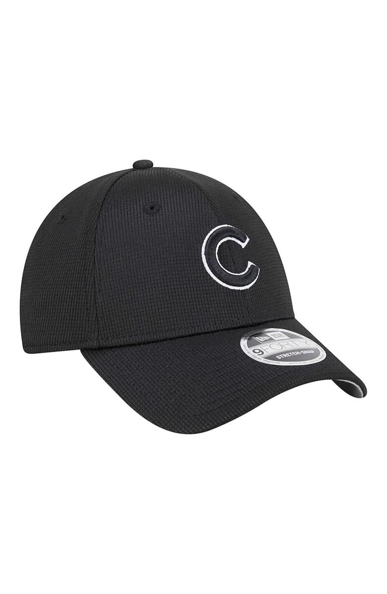 New Era Men's New Era Black Chicago Cubs Pivot 9FORTY Adjustable Hat, Alternate, color, Black