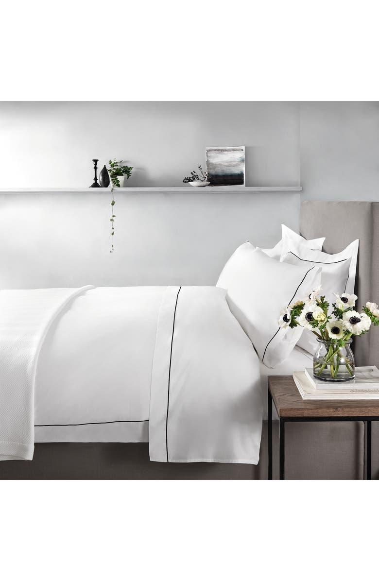 The White Company Single Row Cord Duvet Cover, Main, color,