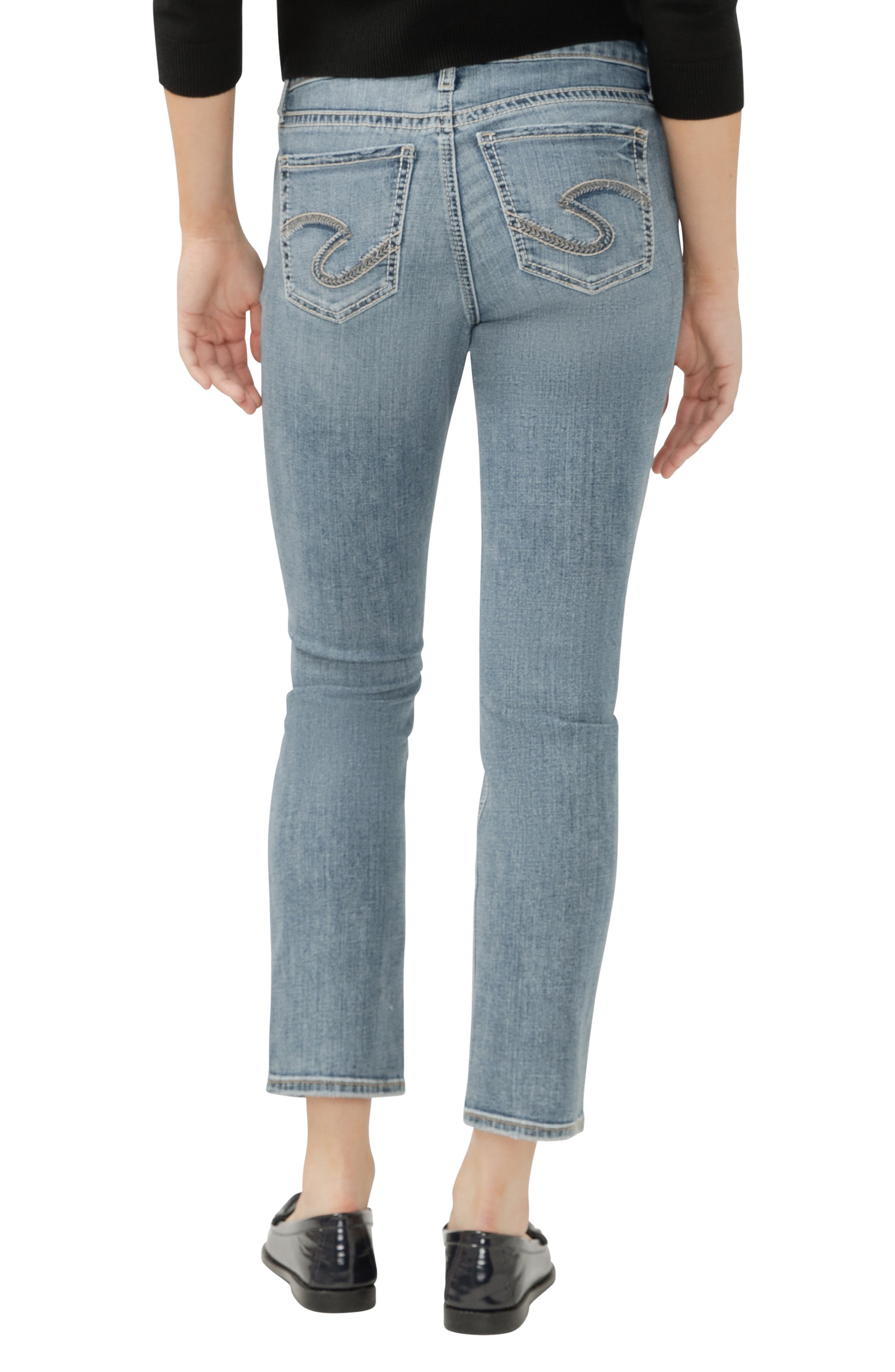 Elyse Slim Straight Leg Jeans - image 2