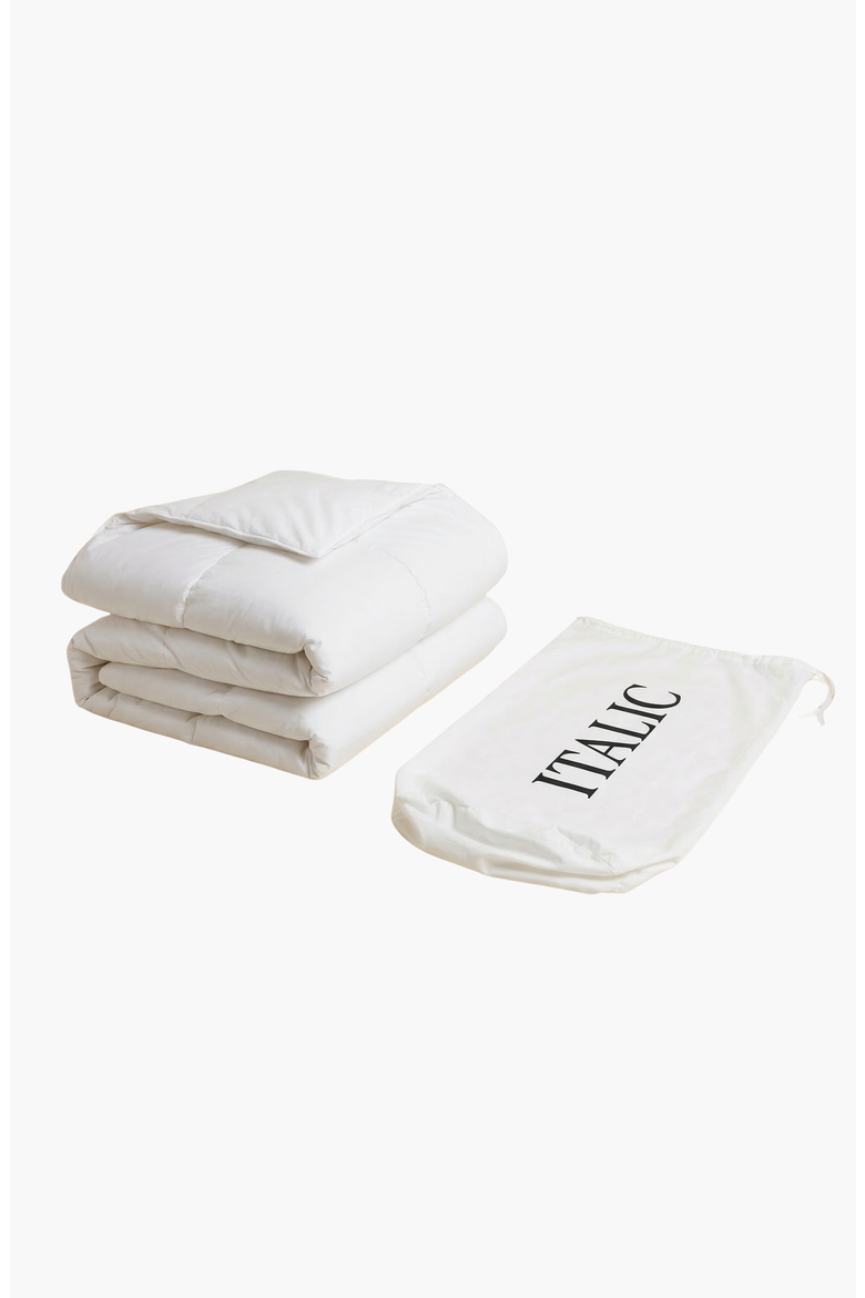 Down Comforter, Alternate, color, White
