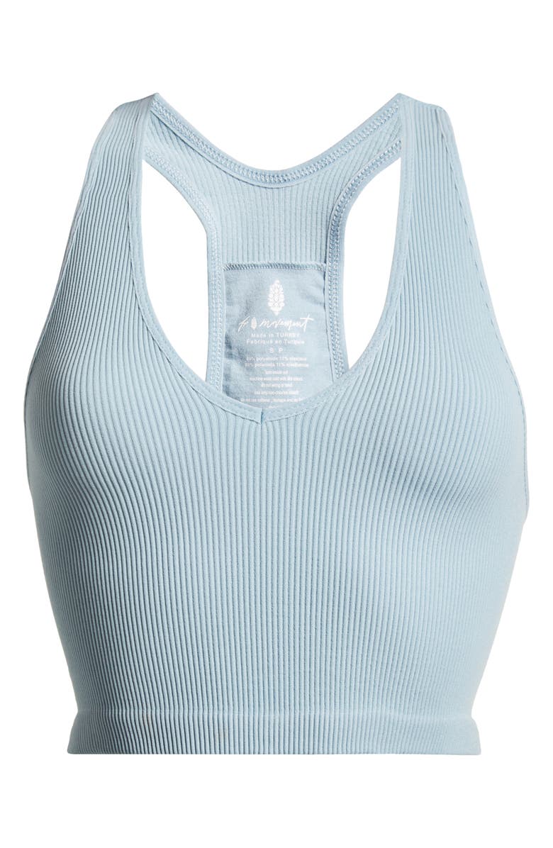 Free People FP Movement Free Throw Crop Tank, Alternate, color, Eucalyptus