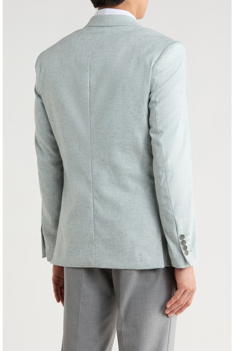 Slim Fit Textured Blazer, Alternate, color, MINT