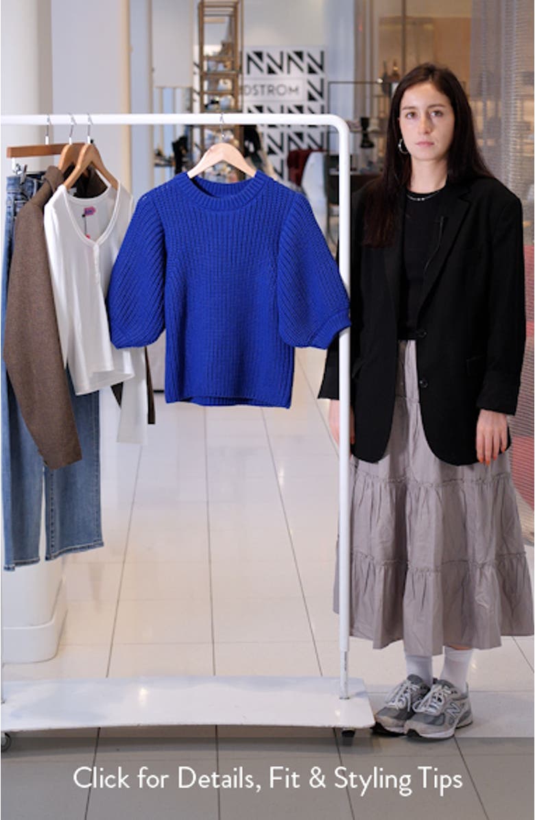 Elbow Sleeve Sweater, sales video thumbnail