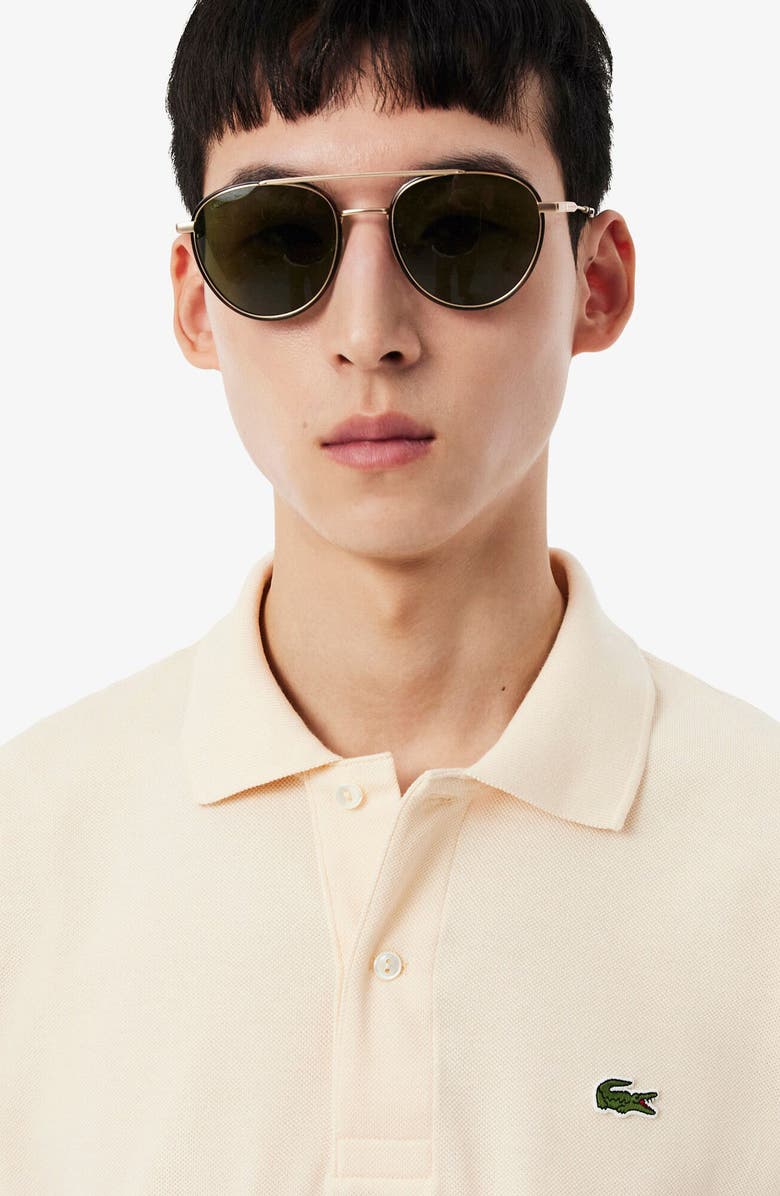 Lacoste Regular Fit Piqué Polo, Alternate, color, Natural