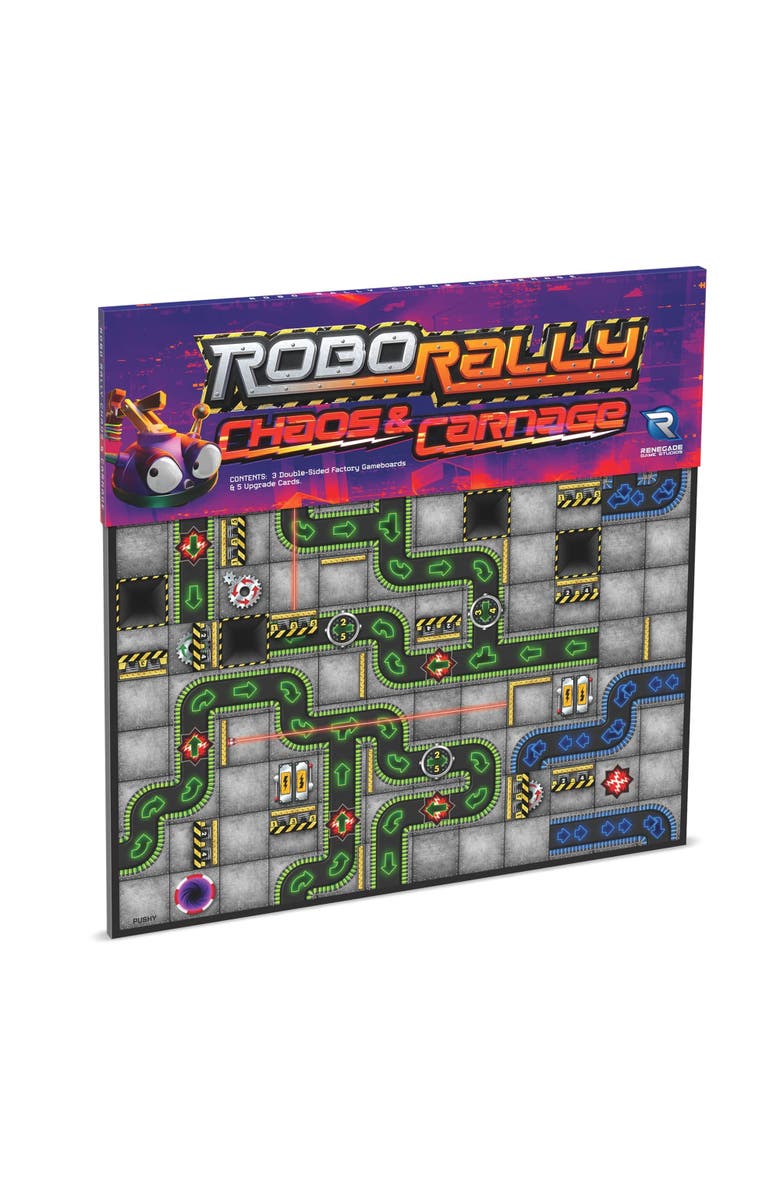 Renegade Game Studios Robo Rally Chaos & Carnage Expansion, Main, color, Multicolored