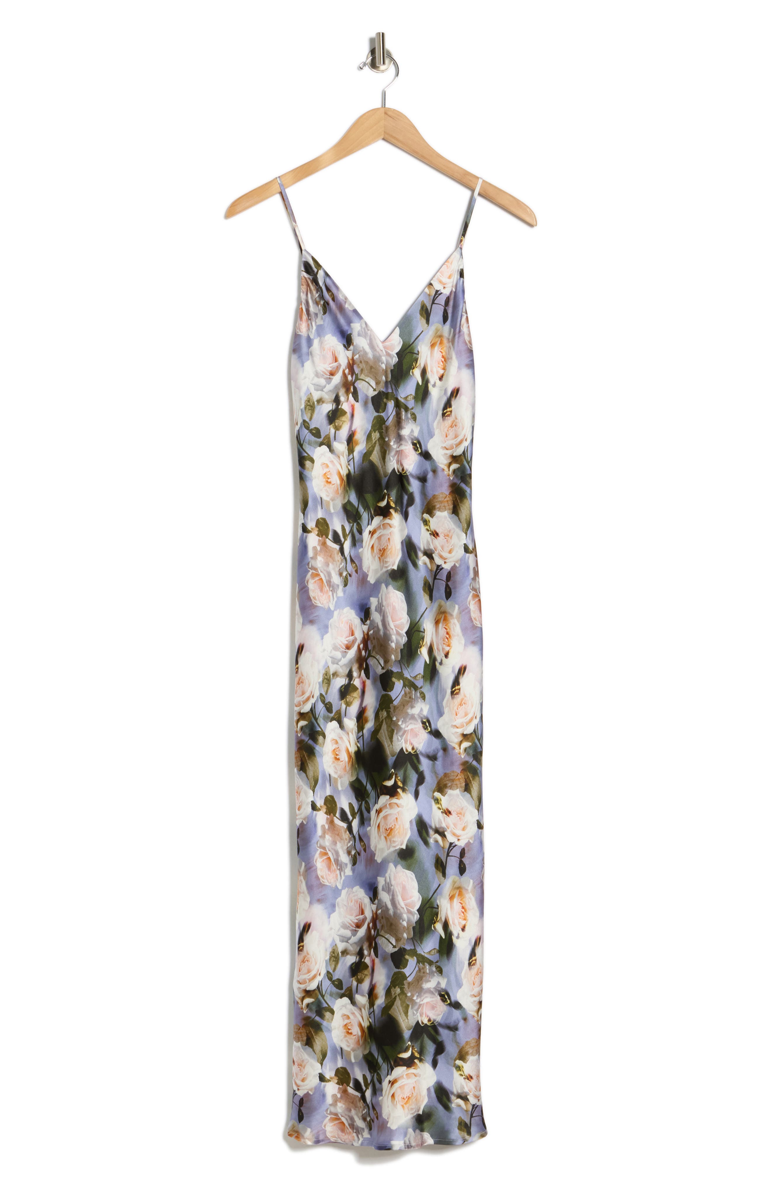 L'AGENCE Seridie Floral Silk Slipdress