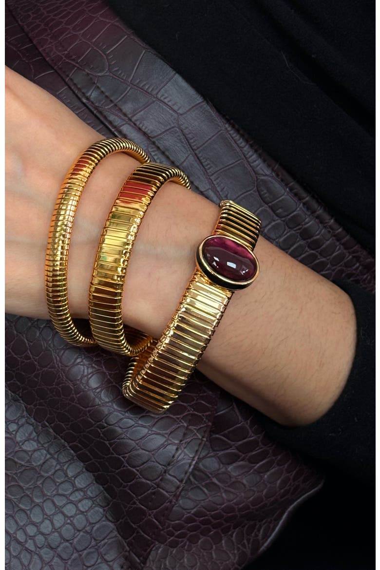 Gladiator Legacy Bracelet, Alternate, color, Gold & Red