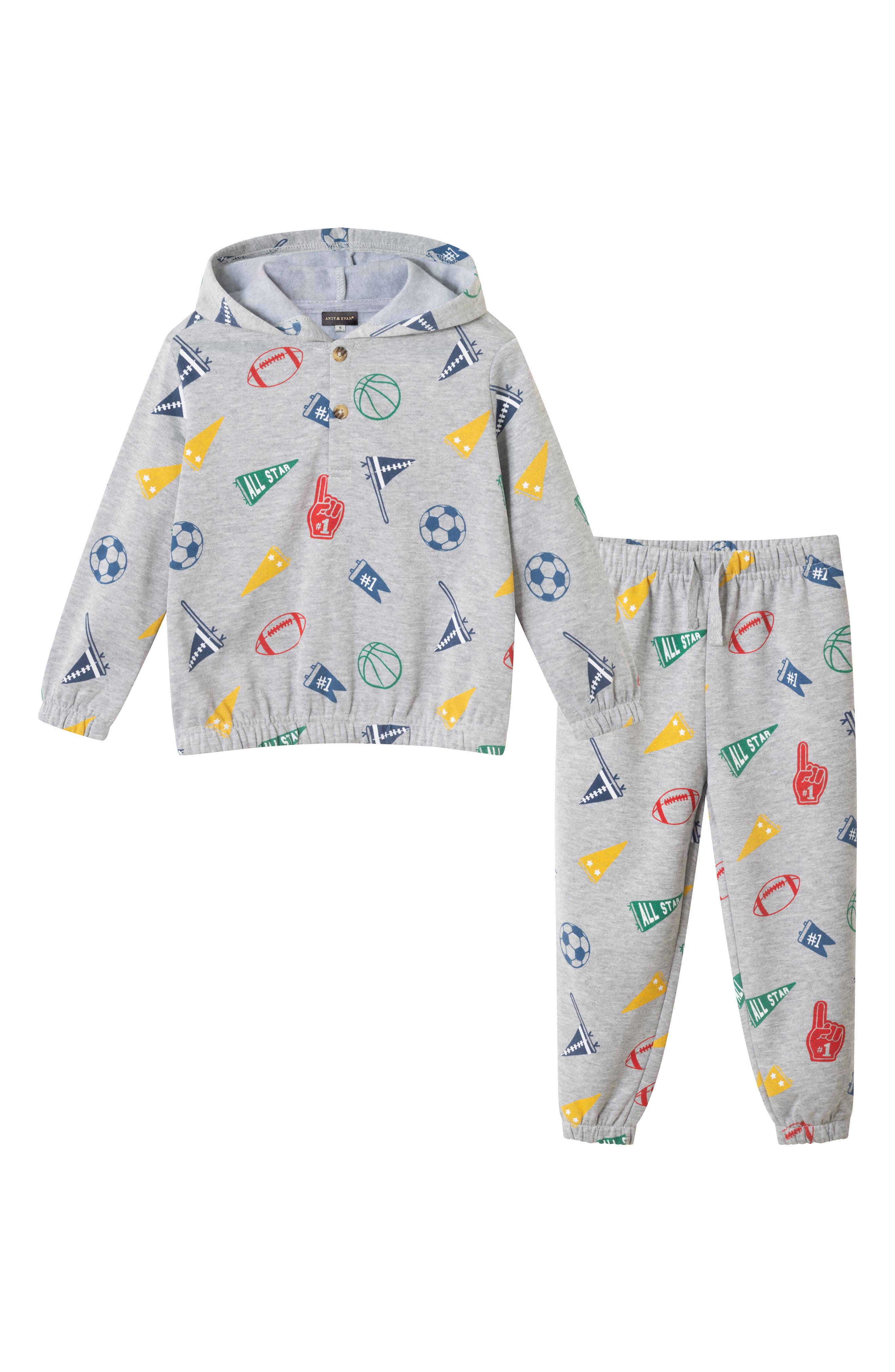 French Terry Hoodie & Pants Set