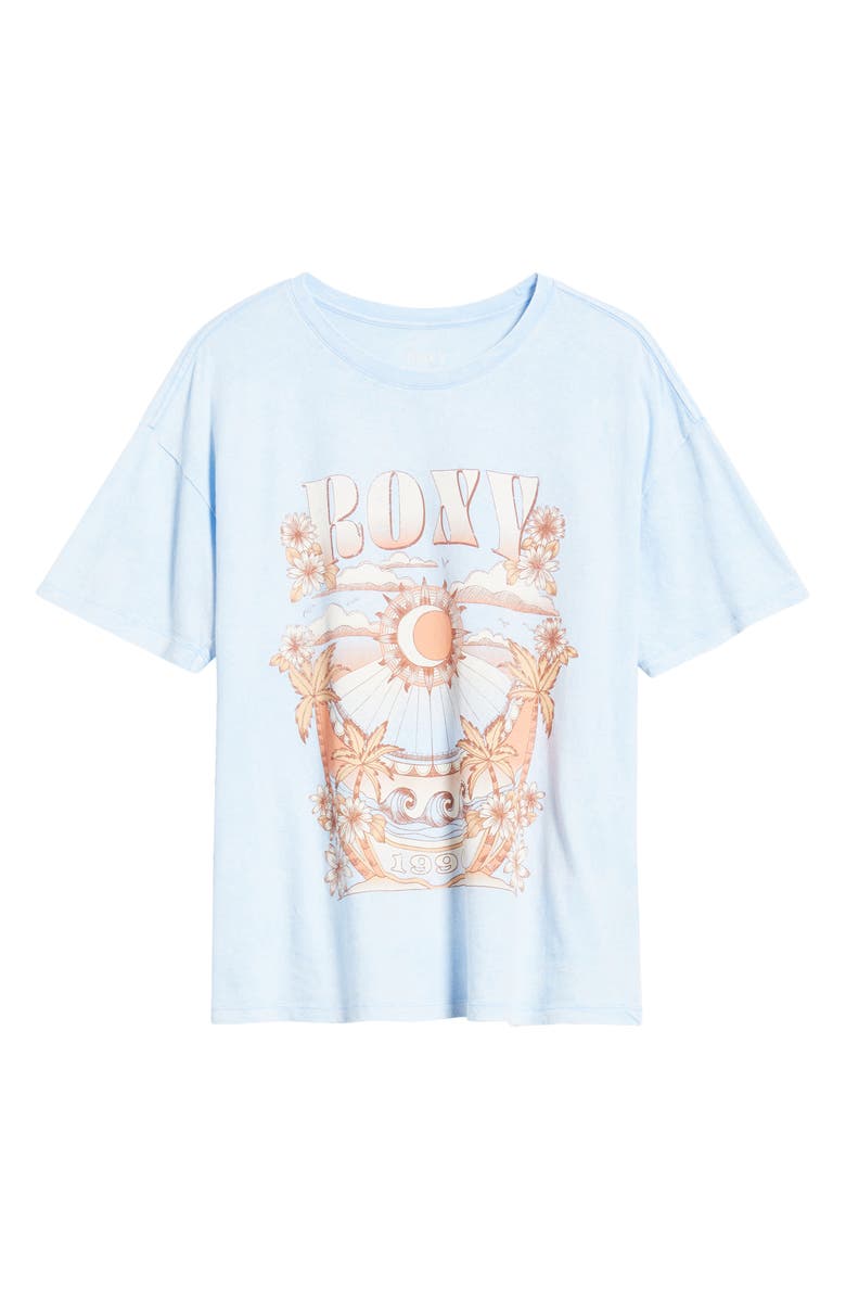 Roxy Star Chart Oversize Cotton Graphic T-Shirt, Alternate, color, 