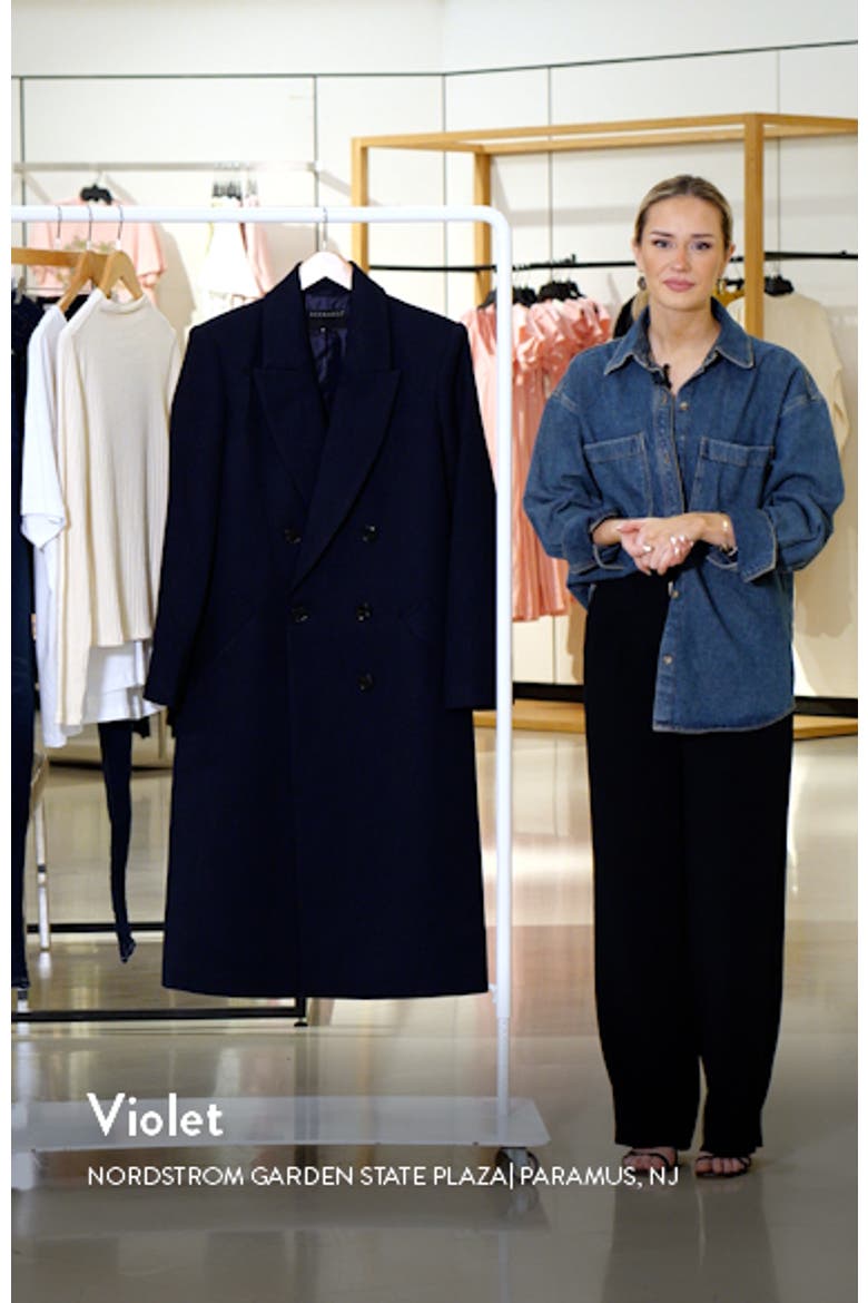Double Breasted Twill Coat video