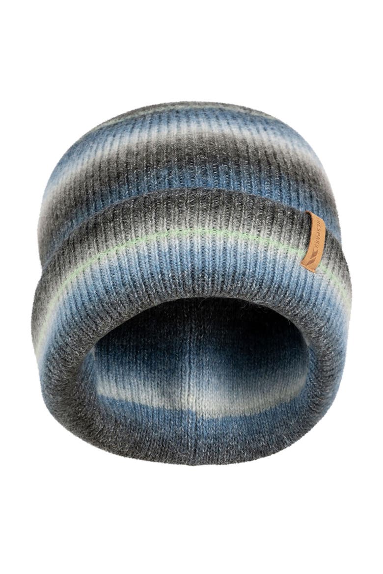 Gender Inclusive Chevron Beanie, Alternate, color, Blue
