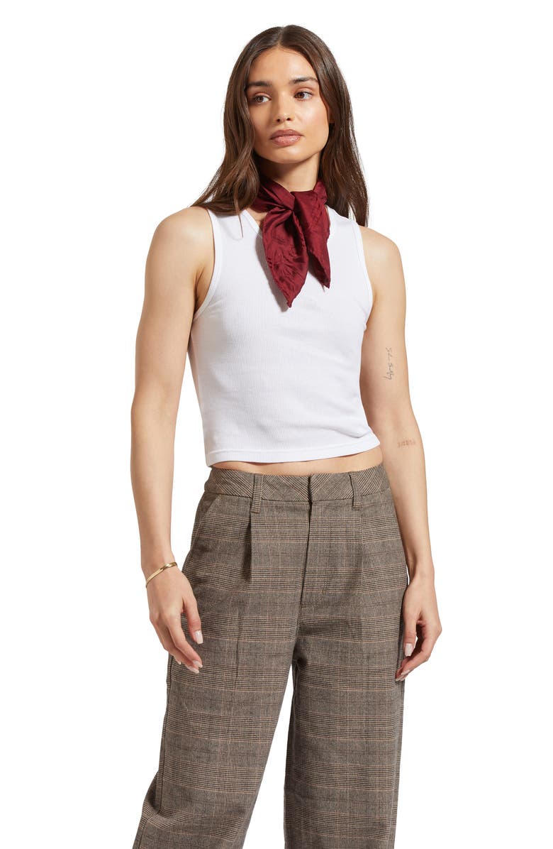 Brixton Classic Organic Cotton Tank, Alternate, color, White