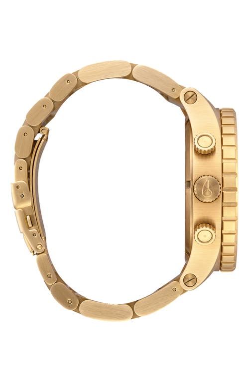 Nixon 51-30 Chronograph Bracelet Watch, 51mm In Gold