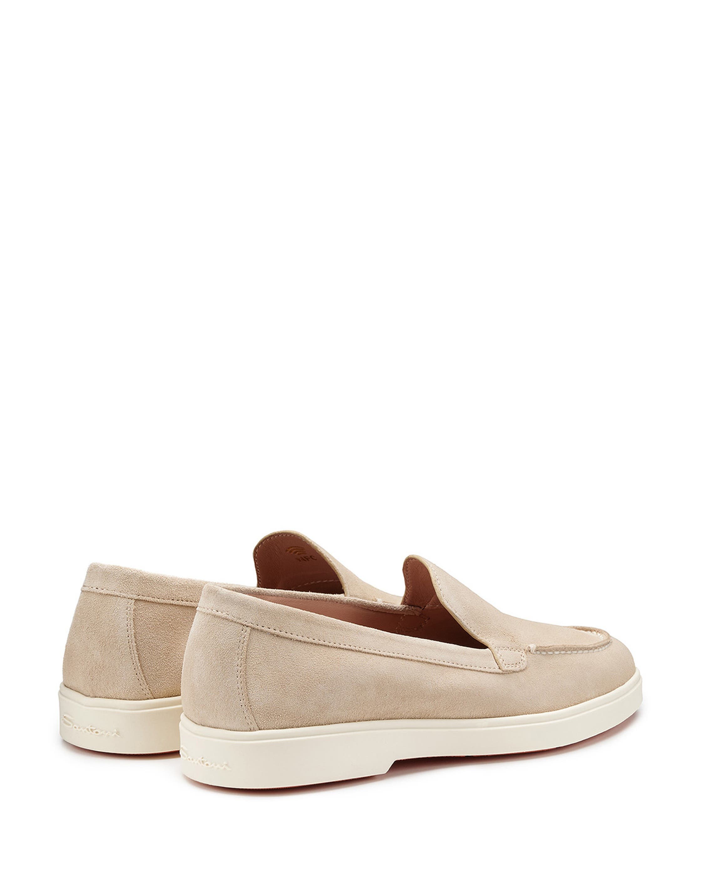 Women's suede loafer, Alternate, color, Pink