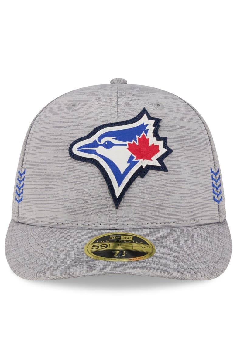 New Era Men's New Era  Gray Toronto Blue Jays 2024 Clubhouse Low Profile 59FIFTY Fitted Hat, Alternate, color, 