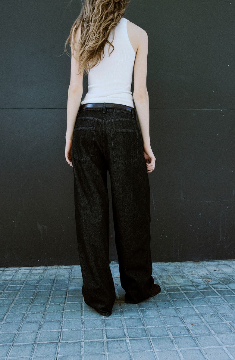 MANGO Barrel Leg Jeans, Alternate, color, 