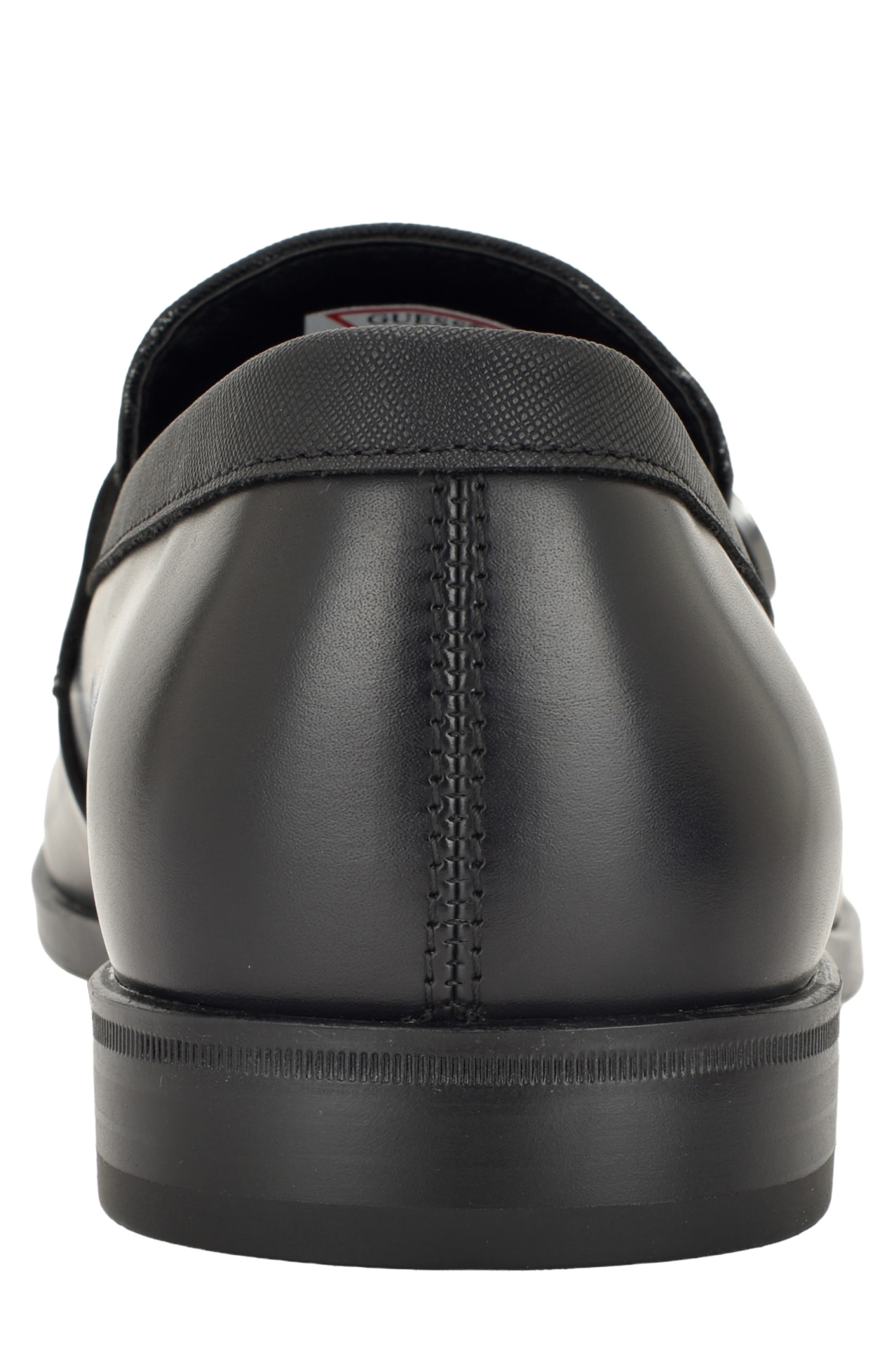 Hiljon Faux Leather Loafer, Alternate, color, BLACK MULTI