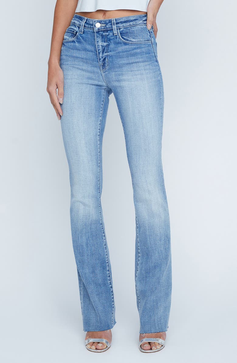 L'AGENCE Ruth High Waist Straight Leg Jeans, Main, color, Tuscany
