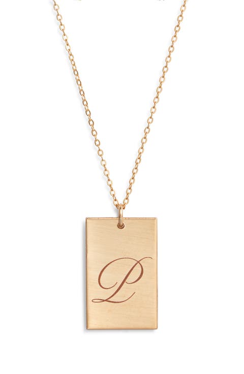 Stella Initial Pendant Necklace