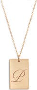 Set & Stones Stella Initial Pendant Necklace