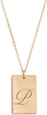 Set & Stones Stella Initial Pendant Necklace