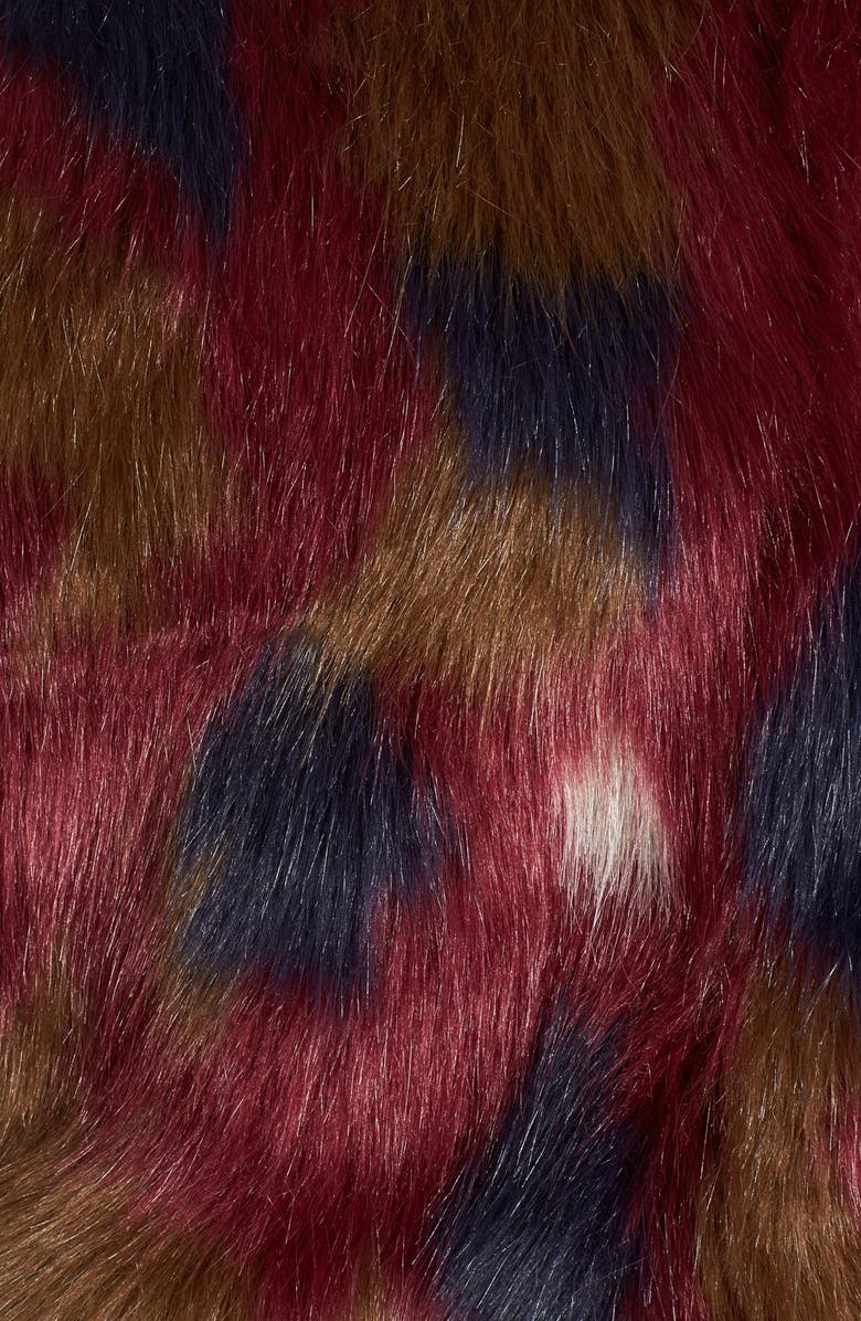 WAYF Faux Fur Long Vest, Alternate, color, 