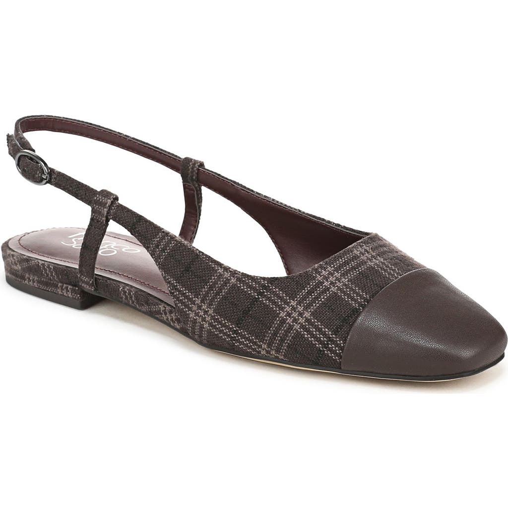Franco Sarto Virai Slingback Flat In Brown