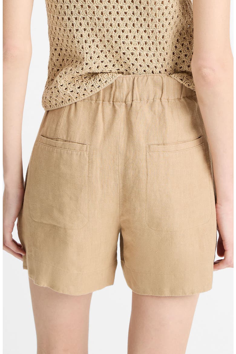 Hemp Shorts, Alternate, color, BRULEE